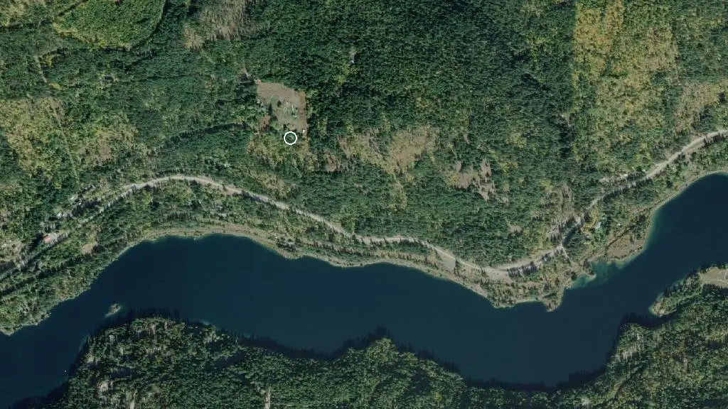 Aerial view of Bear Spring Eco Retreat and surroundings
