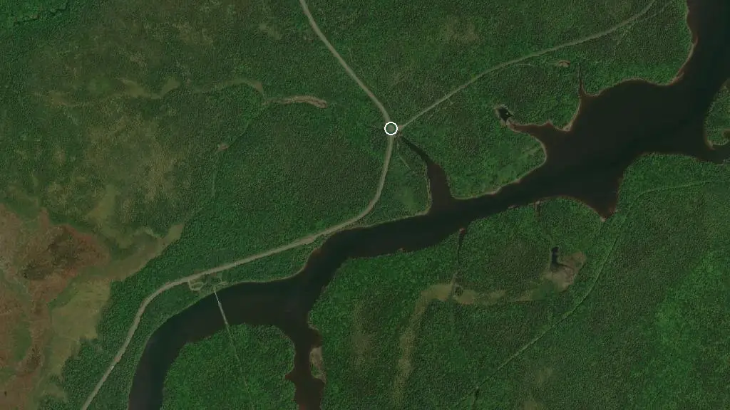 Aerial view of Kouchibouguac National Park and surroundings
