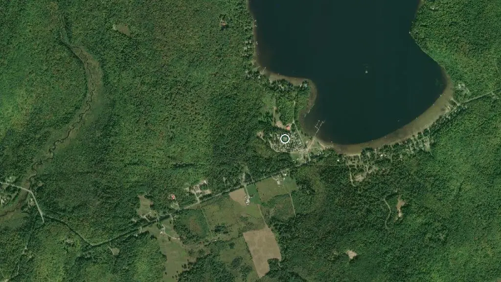 Aerial view of Duins Pineridge Resort and surroundings
