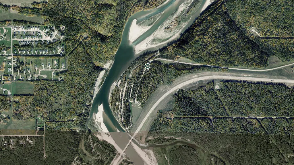 Aerial view of Elevated Experience Camping | Willey West Campground and surroundings