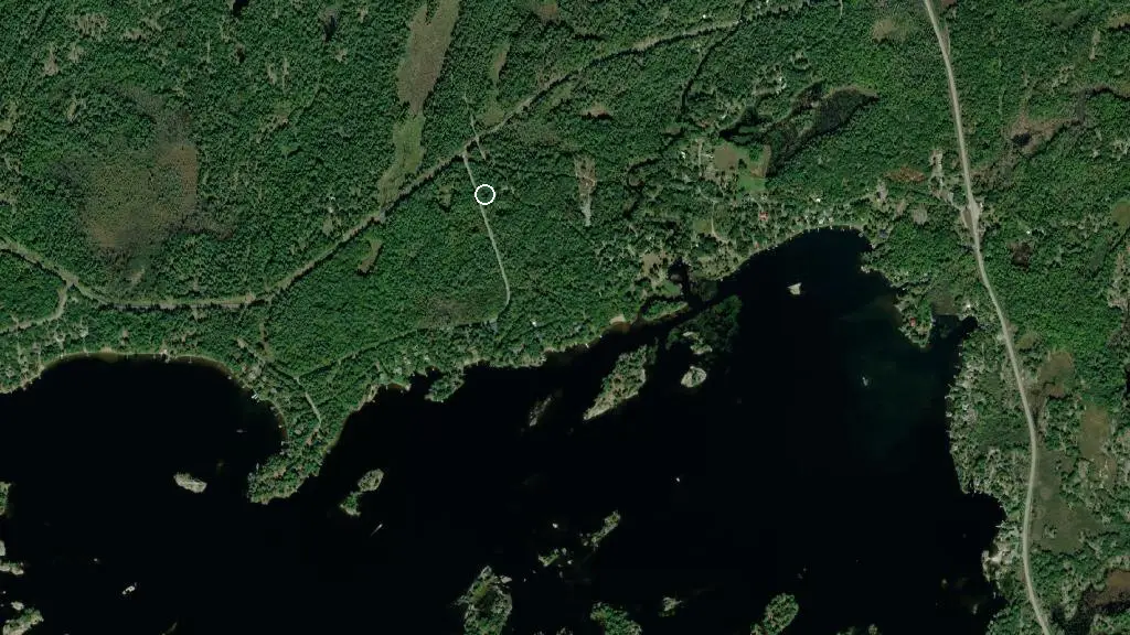 Aerial view of Pilgrim's Rest Campground and surroundings