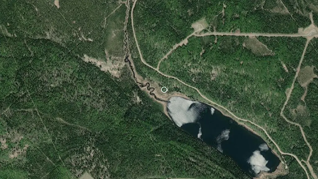 Aerial view of Jackfish Lake Group Area and surroundings