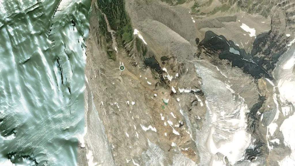 Aerial view of Asulkan Cabin and surroundings