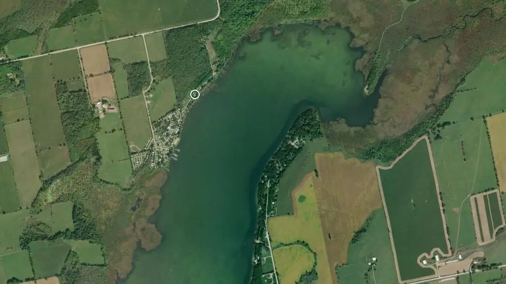 Aerial view of Arran Lake 15 and surroundings