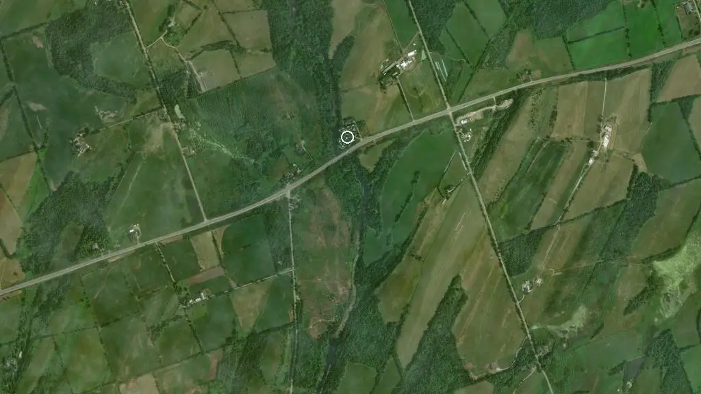 Aerial view of Indian River Family Resort and surroundings