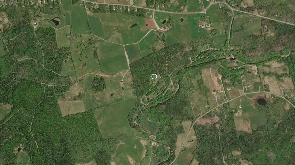 Aerial view of Smileys Provincial Park and surroundings