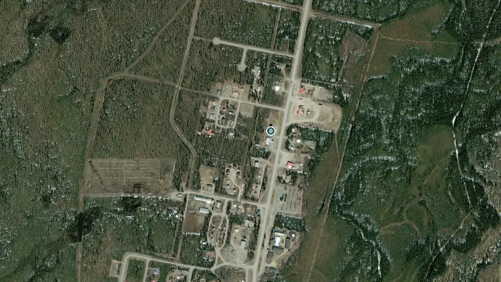 Aerial view of 1202 Motor Inn and surroundings