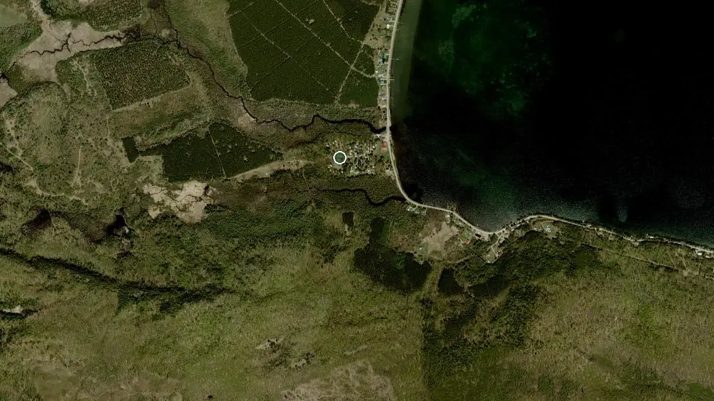 Aerial view of Opeongo Mountain Resort and surroundings