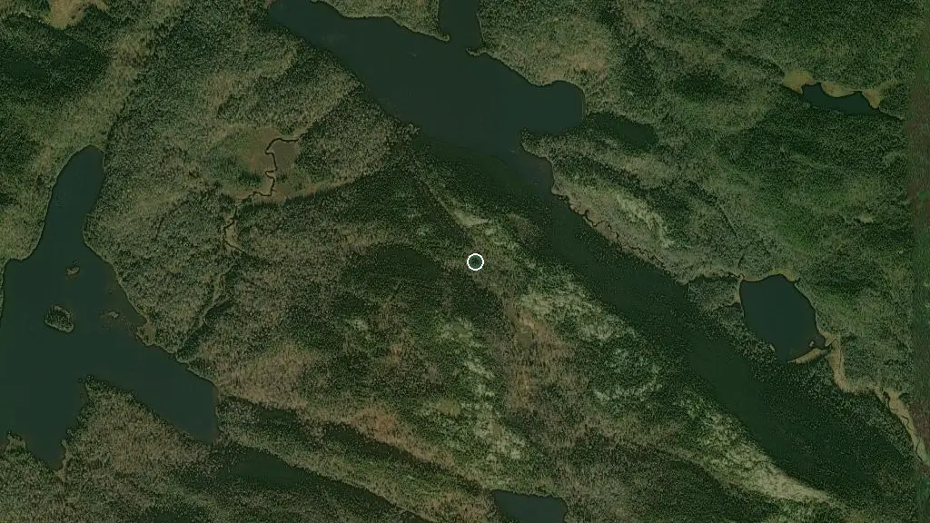 Aerial view of Parc national du Fjord-du-Saguenay and surroundings