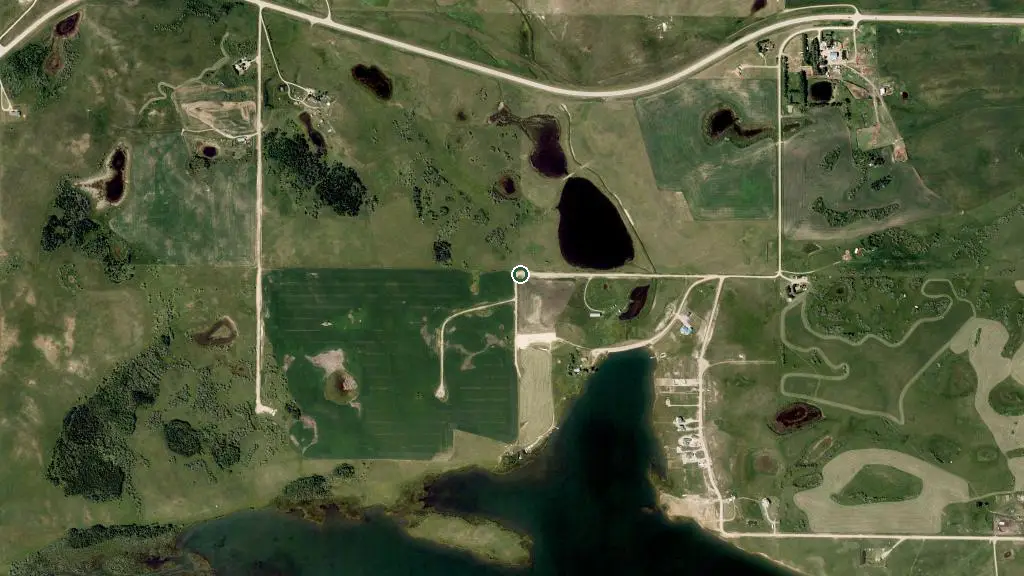 Aerial view of DnD Camping and Glamping and surroundings