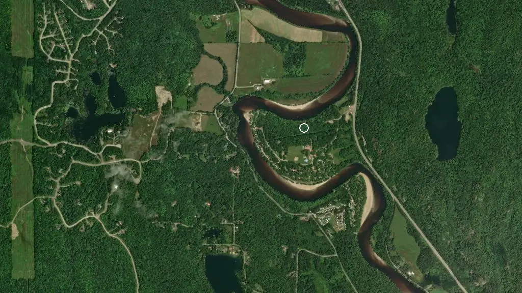 Aerial view of Camping de la Montagne d'Argent and surroundings