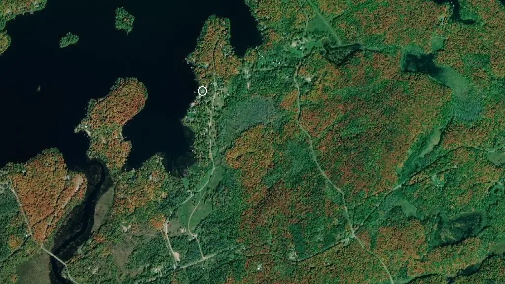 Aerial view of Camp Klahanie and surroundings