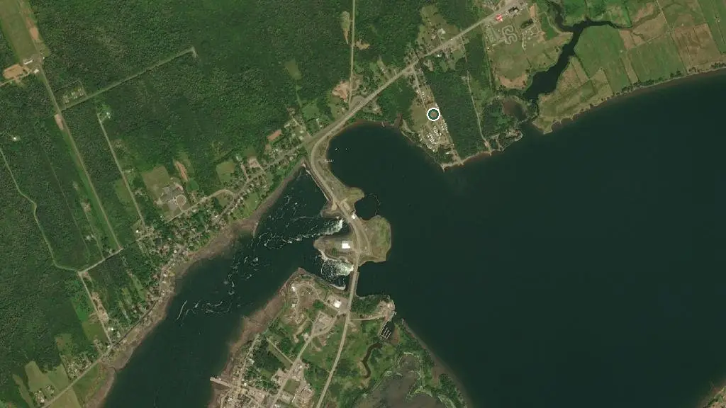 Aerial view of Dunromin Campsite & Cabins and surroundings