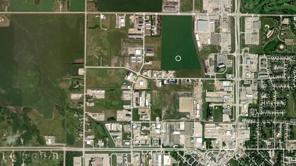 Aerial view of Ridgewood South Golf Course & Campground and surroundings