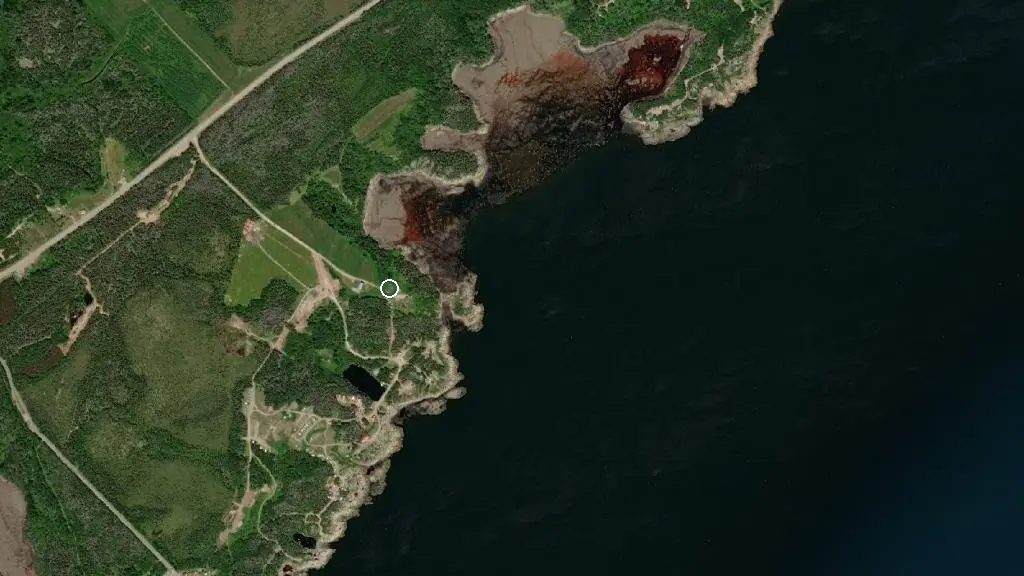 Aerial view of Camping Paradis-Marin and surroundings