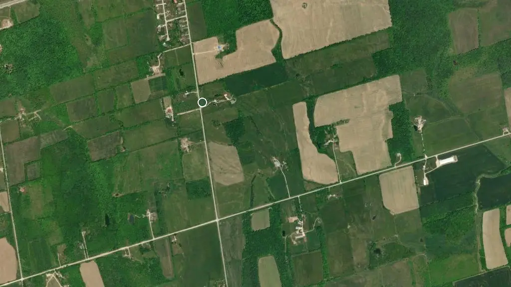 Aerial view of Roebuck – Daiva RV Resorts and surroundings