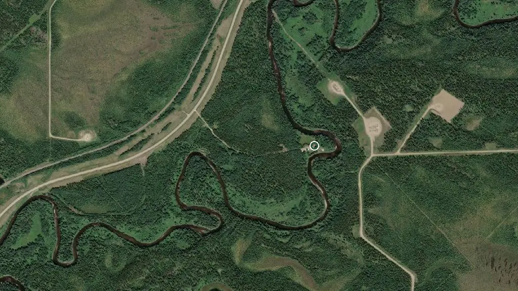 Aerial view of Weald Group Campsite and surroundings