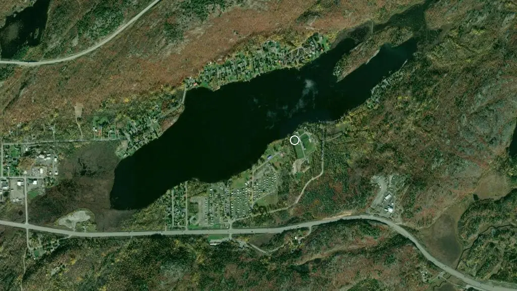 Aerial view of Villa Maria Camp and surroundings