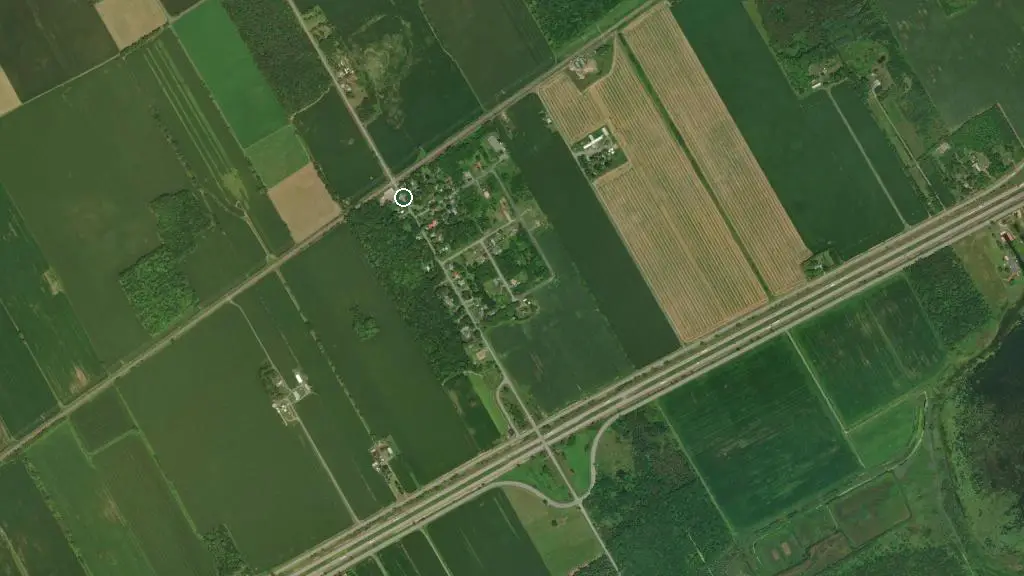 Aerial view of Maplewood Acres RV Park Inc and surroundings