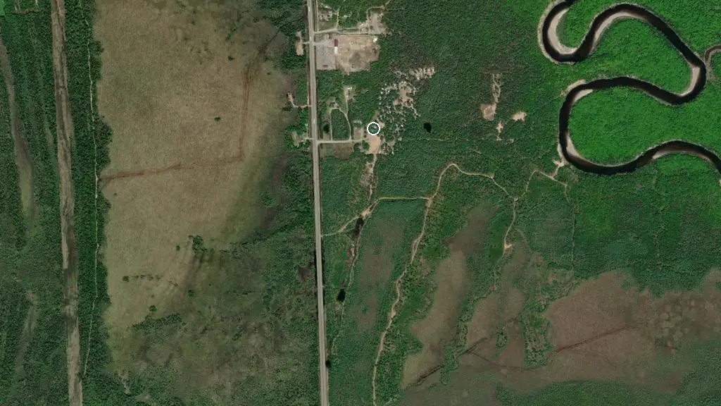 Aerial view of Blueberry Hill Campground and surroundings