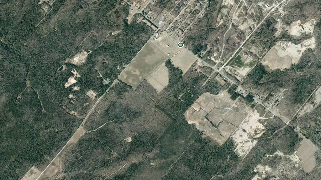 Aerial view of Ô Camping Aventure Villégiature and surroundings