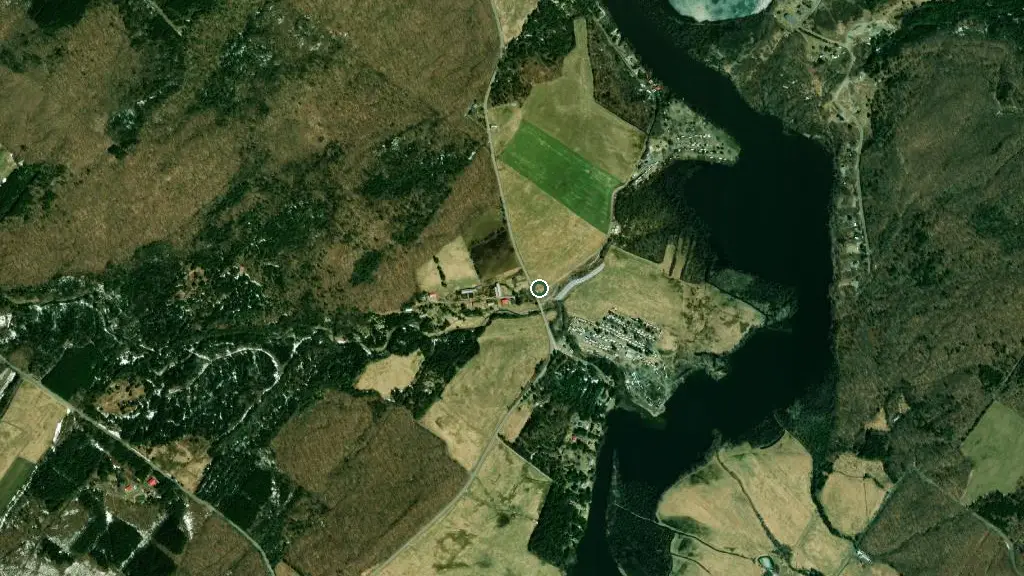 Aerial view of Camping des Bois Francs and surroundings