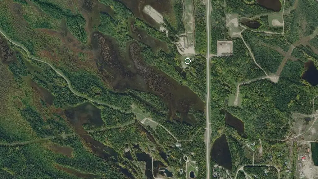 Aerial view of Campground and surroundings