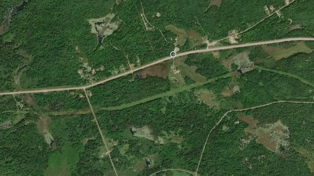 Aerial view of Mattawa River Resort Cardinal Campground and surroundings