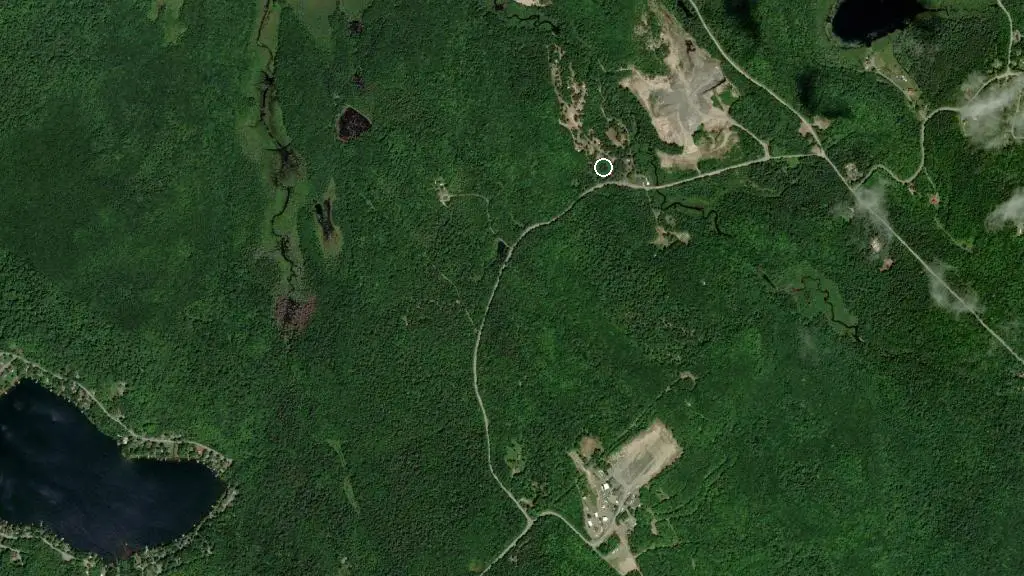 Aerial view of Zone Nature Camping et Prêt à Camper and surroundings