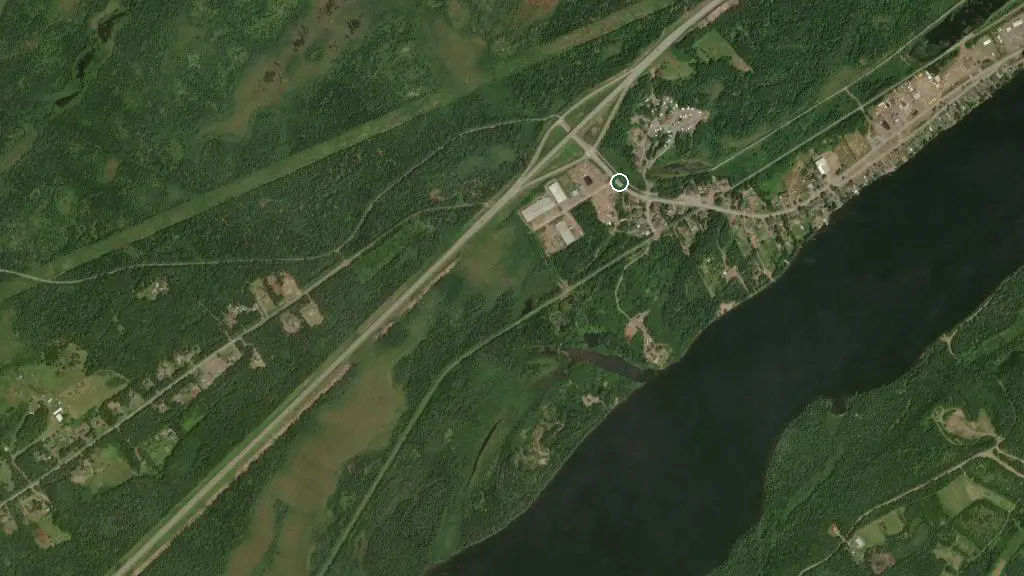 Aerial view of Brookdale RV Park & Campground and surroundings