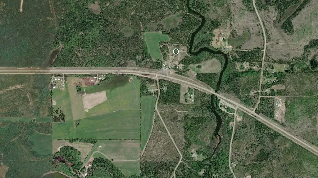 Aerial view of Brookside Resort and surroundings