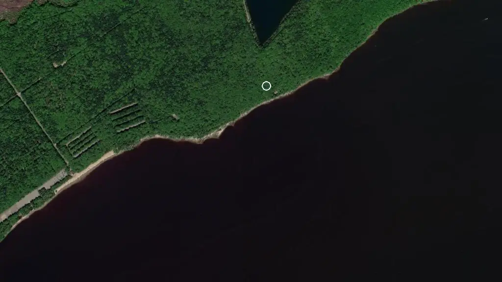 Aerial view of Parc national d'Oka and surroundings
