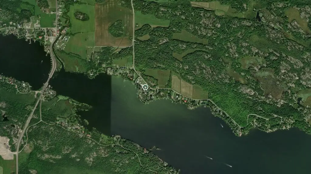 Aerial view of Panorama Camp and surroundings