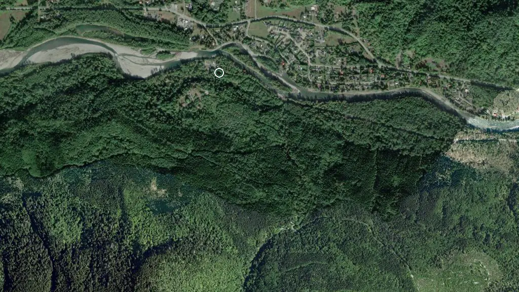 Aerial view of Tamihi Meadows and surroundings