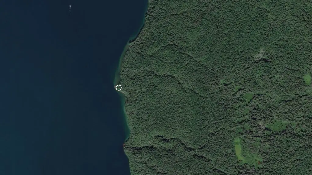 Aerial view of Bar View Campground and surroundings