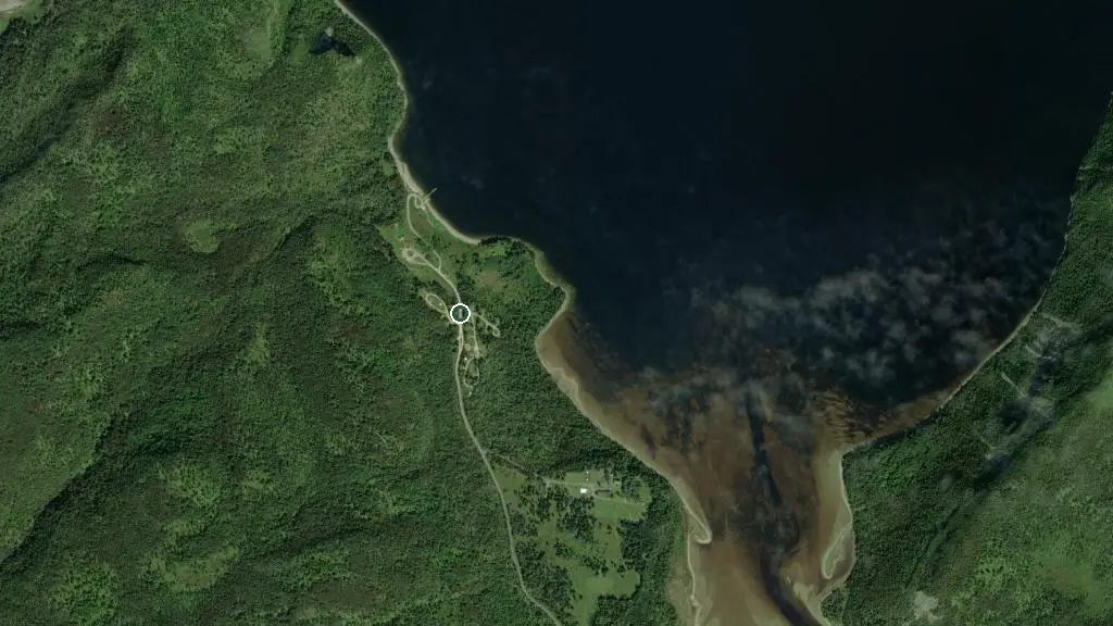 Aerial view of Gros Morne - Lomond and surroundings