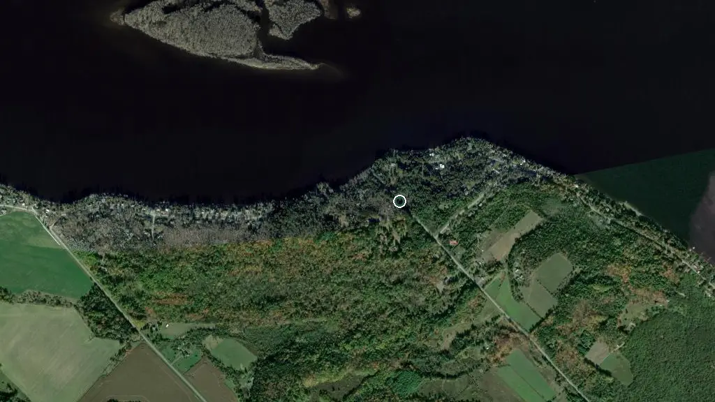 Aerial view of Camp Capital and surroundings