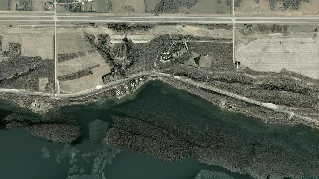 Aerial view of Solara at Waters Edge and surroundings