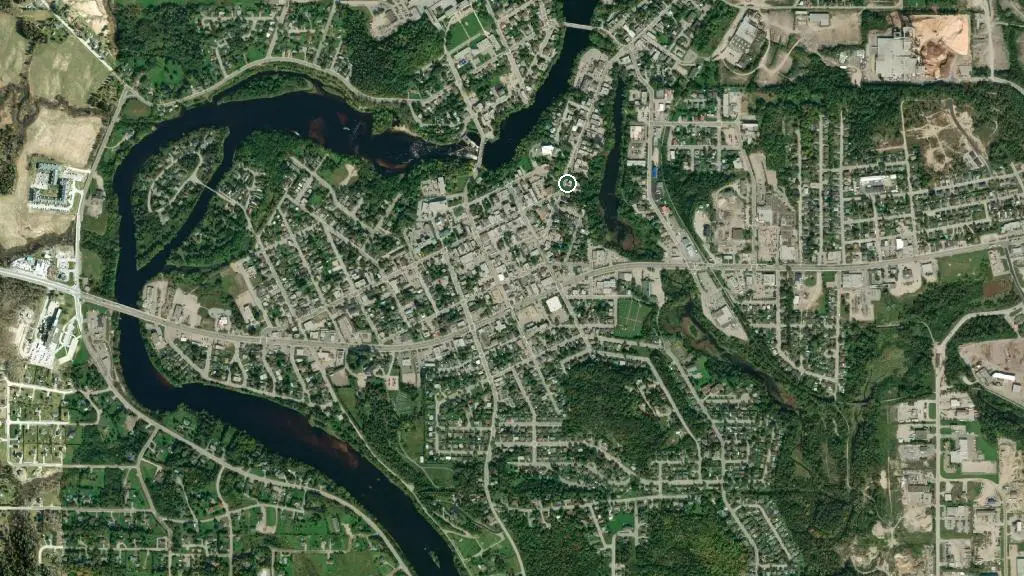 Aerial view of Association Chasse et Pêche Normandie and surroundings