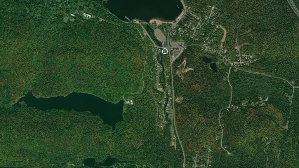 Aerial view of Parc Régional Sainte-Agathe-des-Monts and surroundings