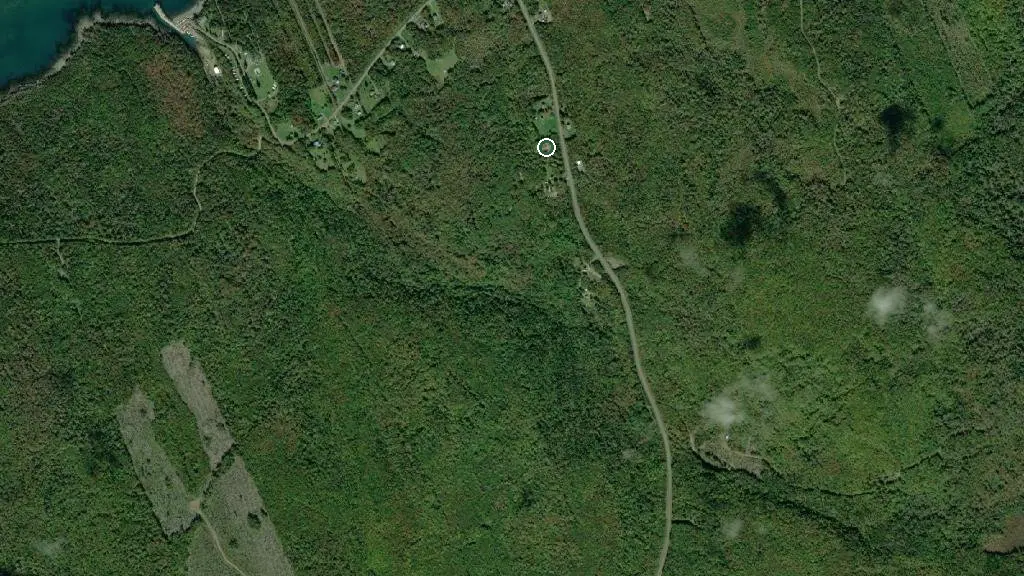 Aerial view of Fundy Trail Campground & Cottages and surroundings