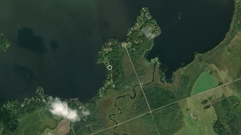 Aerial view of Wassi Lodge Resort & Trailer Park and surroundings