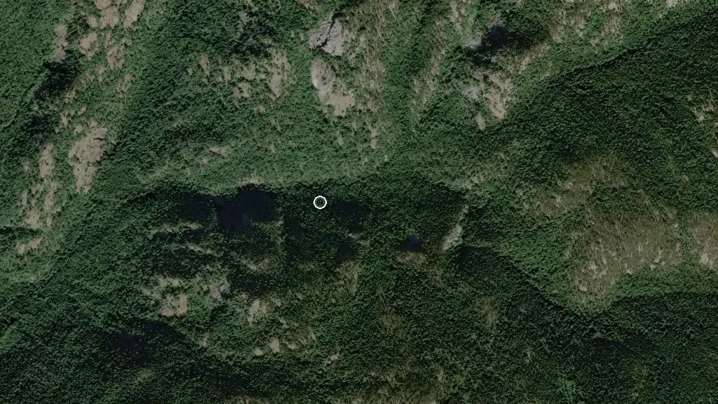 Aerial view of Gladstone Provincial Park and surroundings