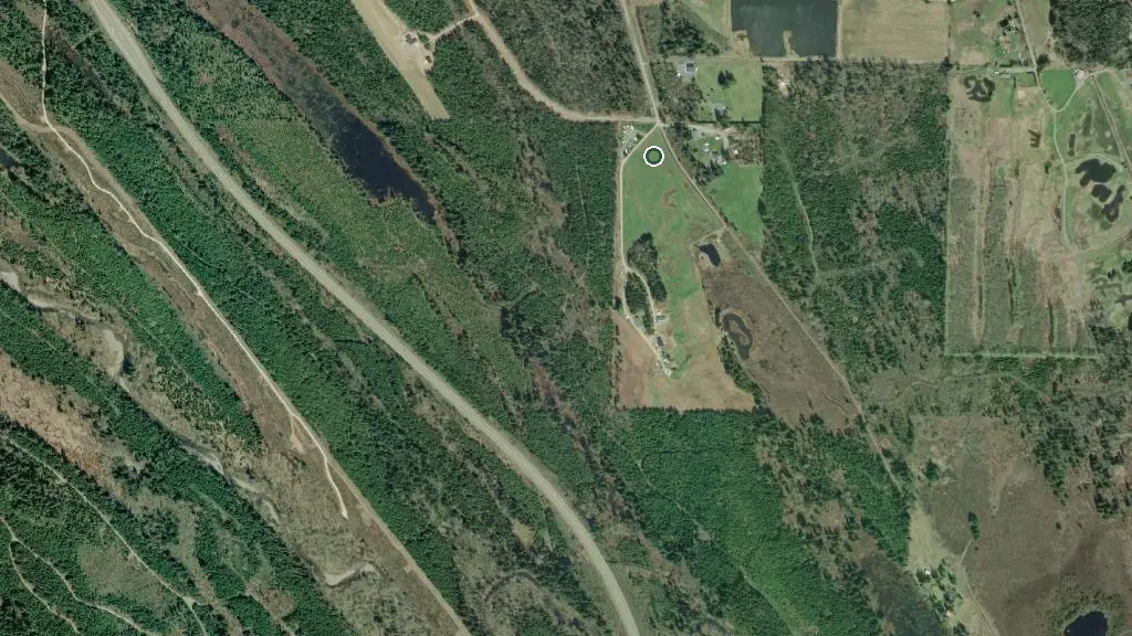 Aerial view of Lost Savanna RV Park and surroundings