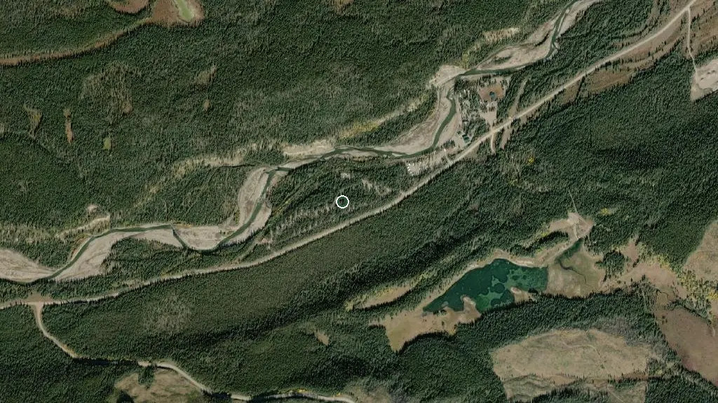 Aerial view of The Lodge at Panther River and surroundings