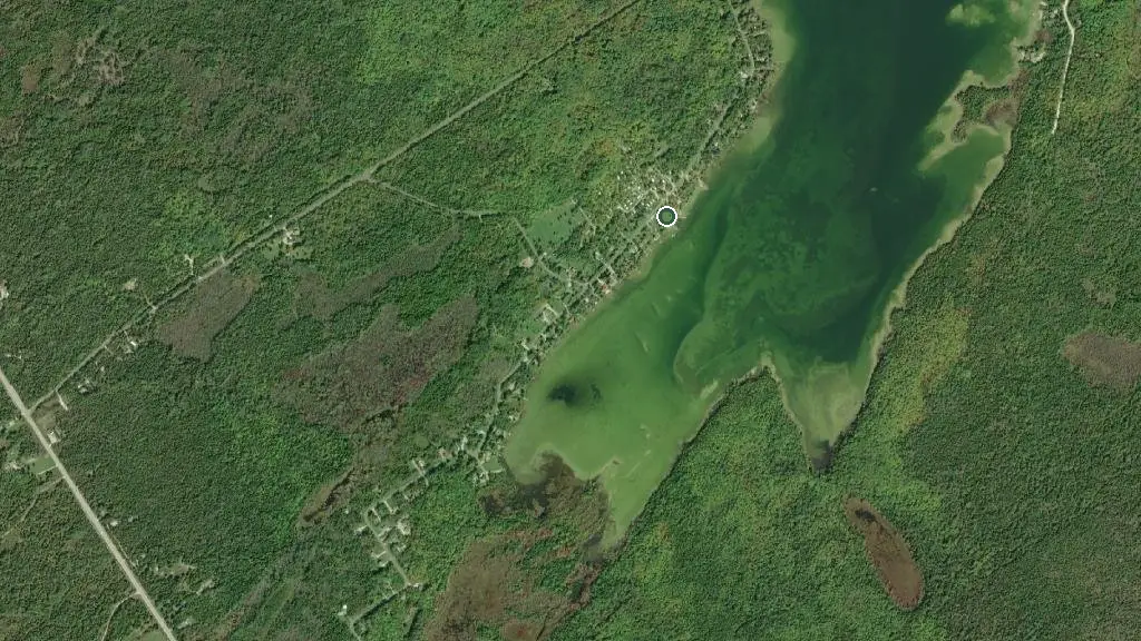 Aerial view of Miller’s Family Camp and surroundings