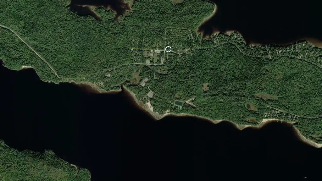 Aerial view of Camping Centre Touristique du Lac-Kénogami - Sépaq and surroundings