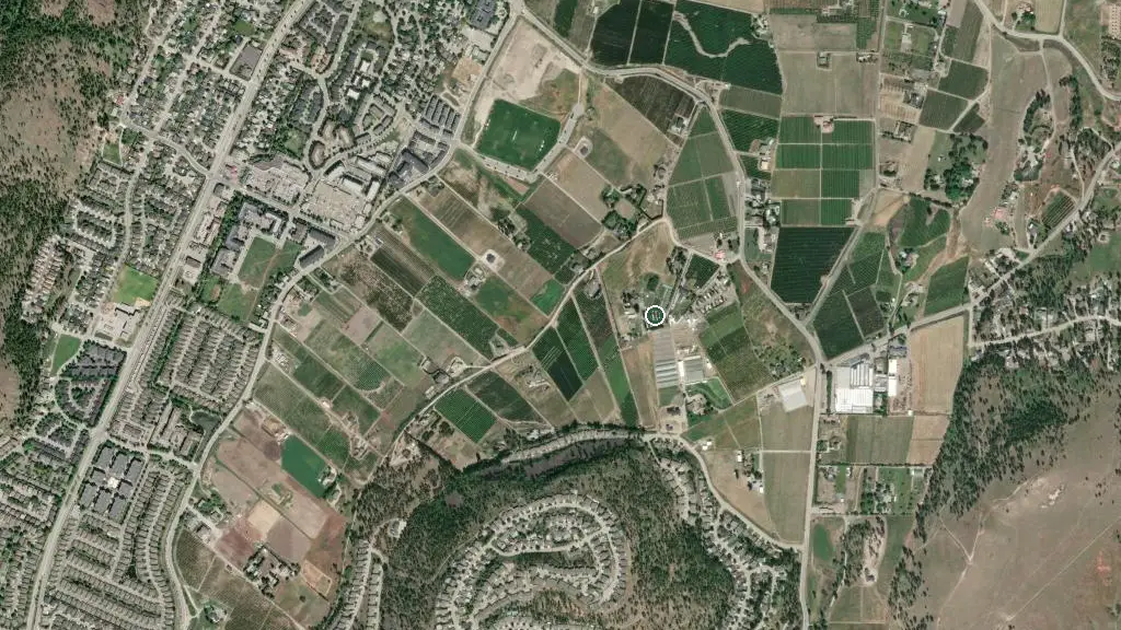 Aerial view of Orchard Hill RV and surroundings