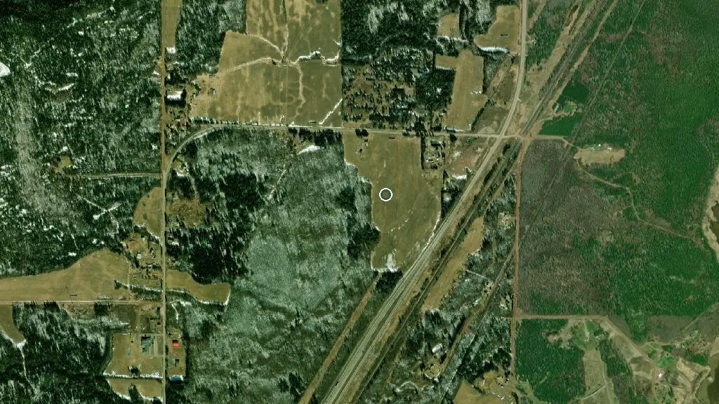 Aerial view of Wolf River Park and surroundings