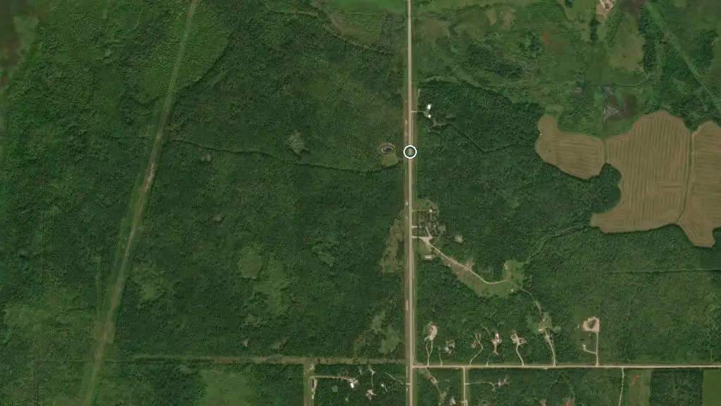 Aerial view of Wild Oaks Campground and surroundings